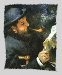 Monet portrtiert von Renoir